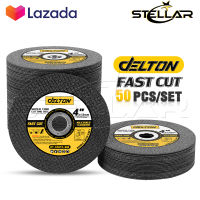 (50 ใบ) DELTON ใบตัดเหล็ก สแตนเลส 4 นิ้ว 1.0 mm อย่างดี FAST CUT รุ่น DT-FASTC-988 (50 ใบ) ใบตัด สำหรับ หินเจียร 4 นิ้ว