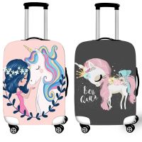 Exclusive Unicorn Luggage Cover Elasticity Case Suitcase Covers Trolley Baggage Dust Protective Case Cover Travel Accessories