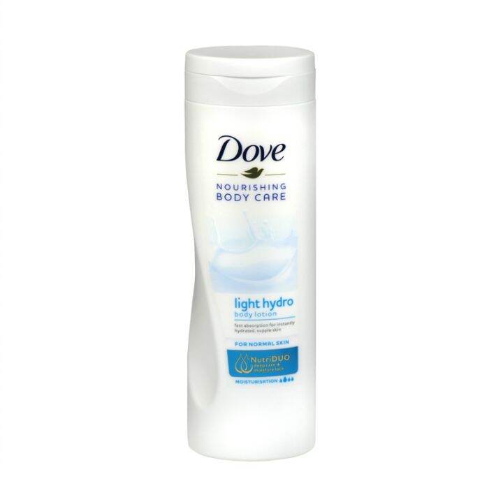 DOVE lotion 400ml light hydro Lazada PH