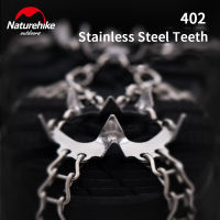 Naturehike 1คู่ Non Slip Crampons 1913 Spike TPE Elastomer รองเท้าเดินป่าฤดูหนาว201สแตนเลสปีนเขา Cleats รองเท้าTH