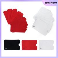 BETTERFORM 5PCS ฉลาด ธนาคาร ปกป้องกรณีปก บัตรเครดิต การปิดกั้น ผู้ถือบัตร Rfid ต่อต้านโจร อลูมิเนียม