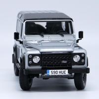 1:18เกือบจริง Ar Land Rover 90ที่ระลึกรถ Suv จำลองของเล่นโมเดลรถโลหะผสมชุดของขวัญ