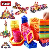 184-110pcs Magnetic Designer Magnet Building Blocks Magnetic Construction Toys Educational Toys for Children Gifts