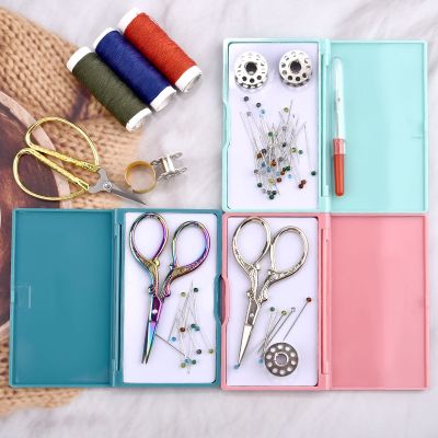 ✈☊❁ Magnetic Needle Storage Case Rectangle Sewing Needle Holder Pincushion Case Organizer Sewing Tool Accessories 3 Colors