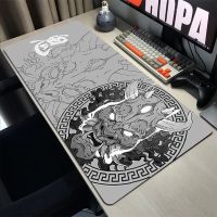 ✺✷✣ Japanese Oni Mouse Pad HD Print Deskmat Gamer Keyboard Mousepad Gaming Accessories Computer Table Rubber XL 900x400 Mouse Mats