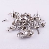 【CW】 6-20mm Purse Feet Round Handbag Nailheads Brads Spike Prong Studs for Leather Hardware Accessories