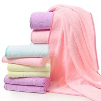 LY Durable Comfort Microfiber Antibacterial Bear Shape Bath Towels