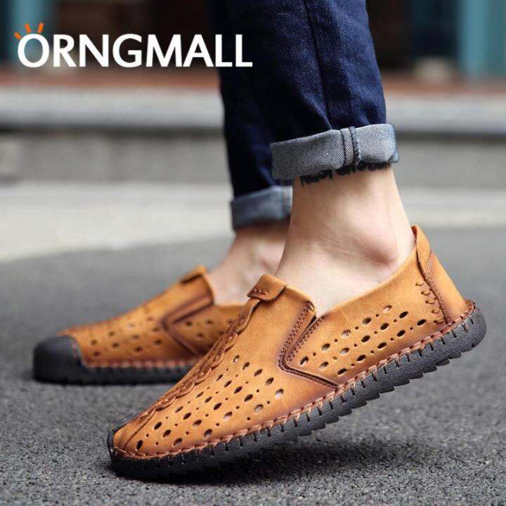 orngmall-ขายร้อนอิตาเลี่ยน-handmade-breathable-รองเท้าผู้ชายรองเท้าหนังลำลองรองเท้าอย่างเป็นทางการ-loafers-moccasin-flats-รองเท้าขนาดใหญ่ขนาด-38-46