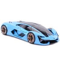 Bburago 1:24 Lamborghini Terzo Millennio สีฟ้าล้อแม็กหรูหรายานพาหนะ D Iecast รถยนต์รุ่นของเล่นของที่ระลึกคอลเลกชัน