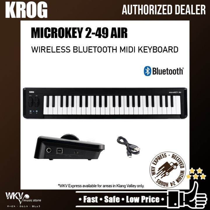 Korg MicroKEY Air 49 49-key Bluetooth Keyboard Controller (MB