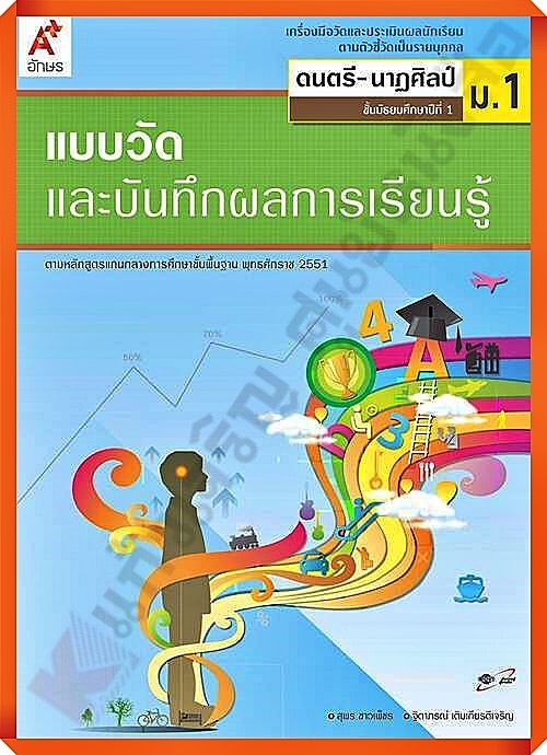 แบบวัดและบันทึกผลการเรียนรู้ดนตรี-นาฏศิลป์ม.1 #อจท