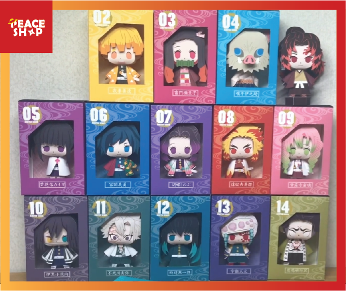 Mua Mô hình giấy Anime Chibi Daki  Demon Slayer Kimetsu no Yaiba  kit mô  hình hộp trang trí  Tiki