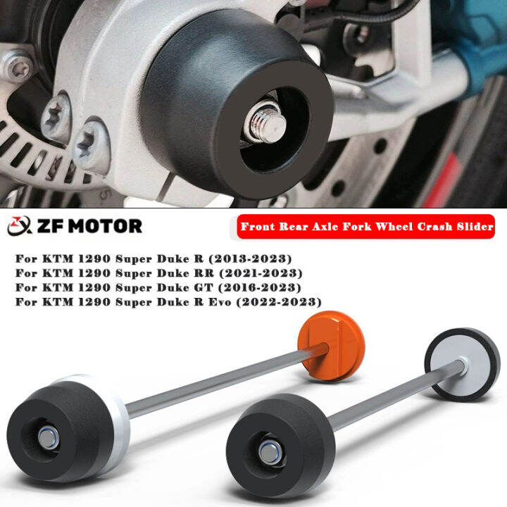 ด้านหลังเพลาหน้าส้อม-crash-slider-สำหรับ1290-super-duke-r-evo-rr-gt-2013-2023รถจักรยานยนต์ล้อแกน-protector