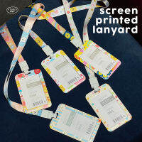 STUDIO.OWY : Card Holder | ที่ใส่บัตร 5 แบบพร้อมสายสกรีนลาย (สายสกรีนด้านเดียว)