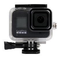 ซองกันน้ำใต้น้ำ60ม. สำหรับ Gopro Hero กรอบครอบเคสกันน้ำป้องกันกล้อง8กล้องแอ็กชันสีดำสำหรับ Gopro 8 Accessery