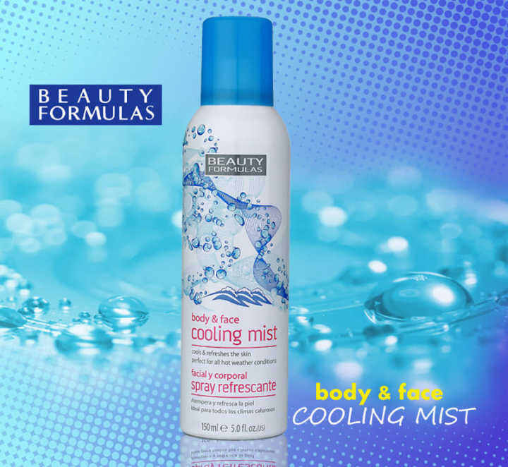 สเปรย์ Beauty Formulas Body & Face Cooling Mist Spray 150 ml. ช่วยให้