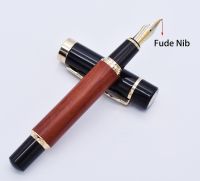 ปากกาของขวัญโรงเรียนขนาดสำหรับเขียนน้ำพุสำนักงานเรดวู้ด Fude Jinhao ปากกาหัวงอธรรมชาติสำหรับปากกาเขียนตัวอักษรประดิษฐ์