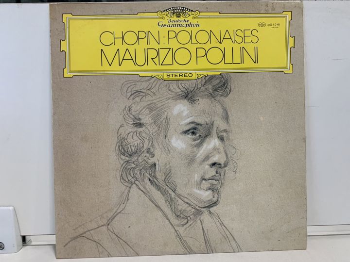 1LP Vinyl Records แผ่นเสียงไวนิล CHOPIN: POLONAISES-MAURIZIO POLLINI ...