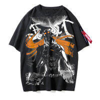 BLEACH เสื้อยืดผู้ชายผู้หญิงแขนสั้น Tshirt ฤดูร้อนเกาหลีกีฬาแฟชั่นสไตล์ฮิปฮอปวัยรุ่นอะนิเมะ T-Shirt