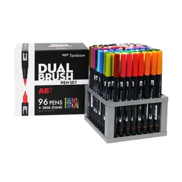 Dual Brush Pen Set - 10 Pastel
