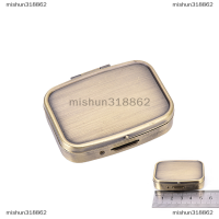 mishun318862 1X กล่องยาโลหะยาจัดระเบียบภาชนะเครื่องประดับ Case Storage Holder