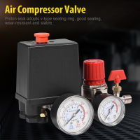 95-125 PSI Air Compressor Pressure Switch Control Valve Regulator With Gauges