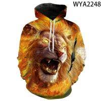 2021 New Fashion Casual Lion Hoodies 3D Printed  Men Women Children Sweatshirts Boy Girl Kids Streetwear Pullover Cool Jacket