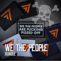 ตัวรีดติดเสื้อ ตัวรีดลายปัก อาร์มปัก โลโก้ของพรรคก้าวไกล We The People Patch Bundle