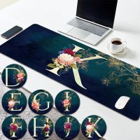 Letter Printing Large Gaming Mousepad Pu Leather Mouse Pad Computer Mouse Mat Gamer Desk Mat XXL for PC Keyboard Mouse Pads