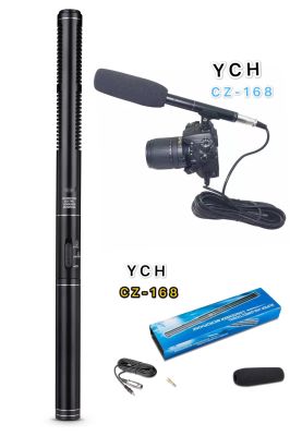 YCH 14.37  Camera กล้องวิดีโอไมโครโฟน shotgun Uni - Directional MIC สำหรับ Nikon Canon(YCH รุ่น CZ-168 เเพ็ค1ตัว)