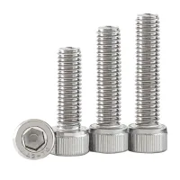 M10 M12 M14 304 Stainless Steel Cylindrical Head Screw Cup Head Screw Inner Hexagon Extension Bolt DIN912