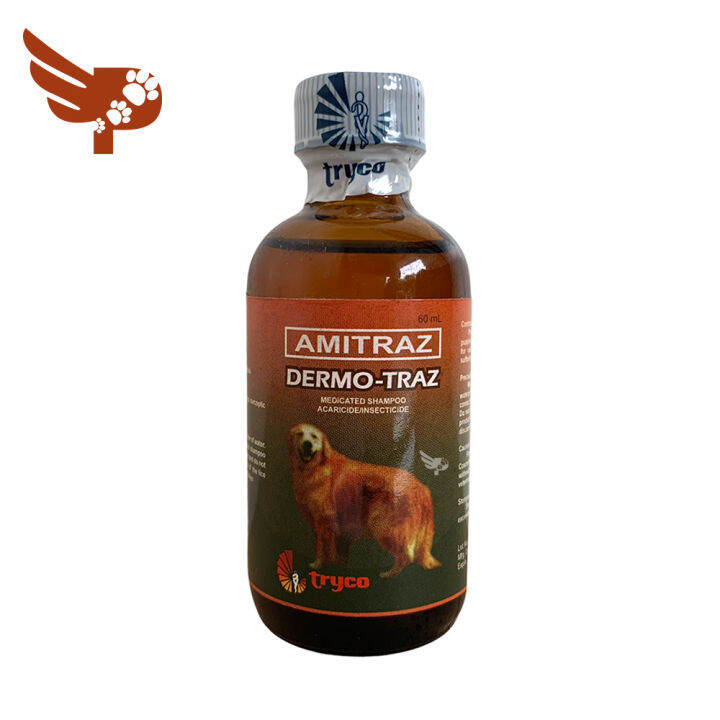 Dermotraz 60ml Tryco Dermotraz Medicated Shampoo for Pets