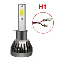 (Premium car)หลอดไฟ LED H1 12V 24V ไฟหน้ารถ LED 90W 12000LM ไฟหน้าอัตโนมัติสีขาวพลังงานสูง6000K หลอดไฟหน้า LED ไฟรถยนต์