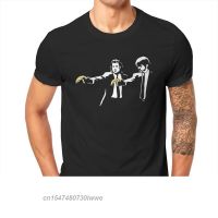 Pulp Fiction Banana Tshirt For Male Unique Street Graffiti Artist Camiseta Novelty T Shirt Soft Printed No Fade