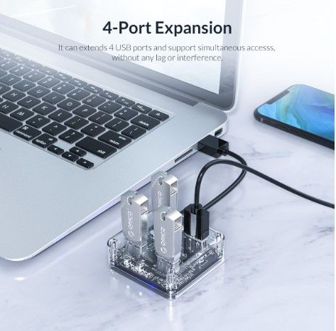 orico-transparent-usb-hub-4-ports-usb3-0-adapter-splitter-support-external-micro-usb-power-supply-for-desktop-laptop-accessories