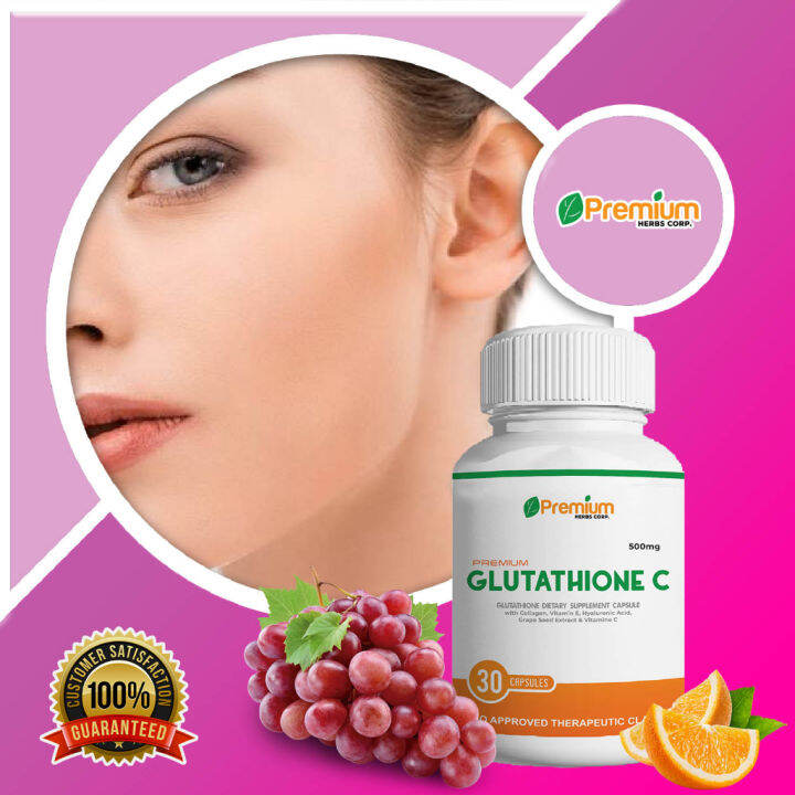 Premium Glutathione C 100orig.with Glutathione, Collagen,VitaminE& C