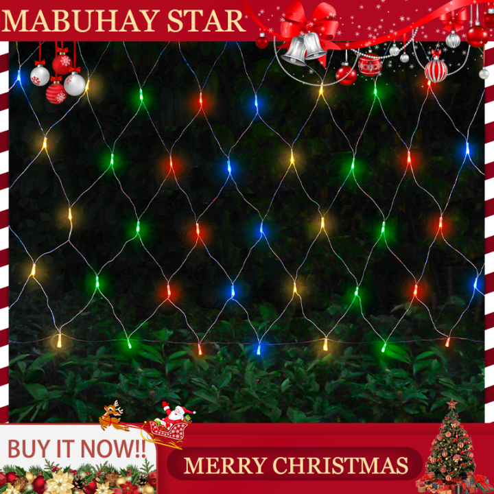 MABUHAY STAR Christmas Lights 240L LED Net Fairy Light Decoration Light