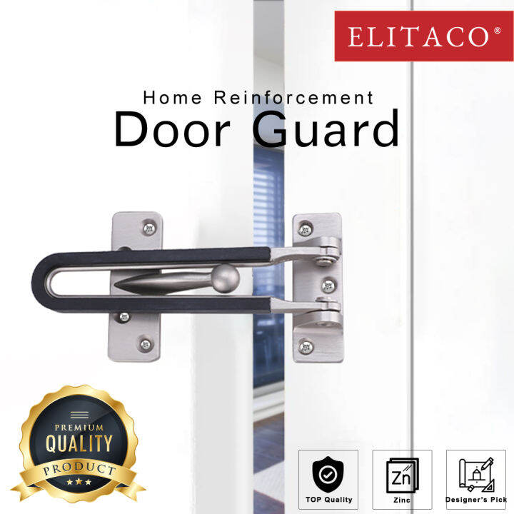 【ELITACO】Door Guard Swing Bar Safety Lock Catch Bearing Protect Hotel ...