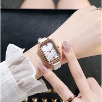 [WATCHGOD PROMO] Korean Rectangle Classic Green Square Watches Women Ladies Watch Jam Tangan Wanita Perempuan