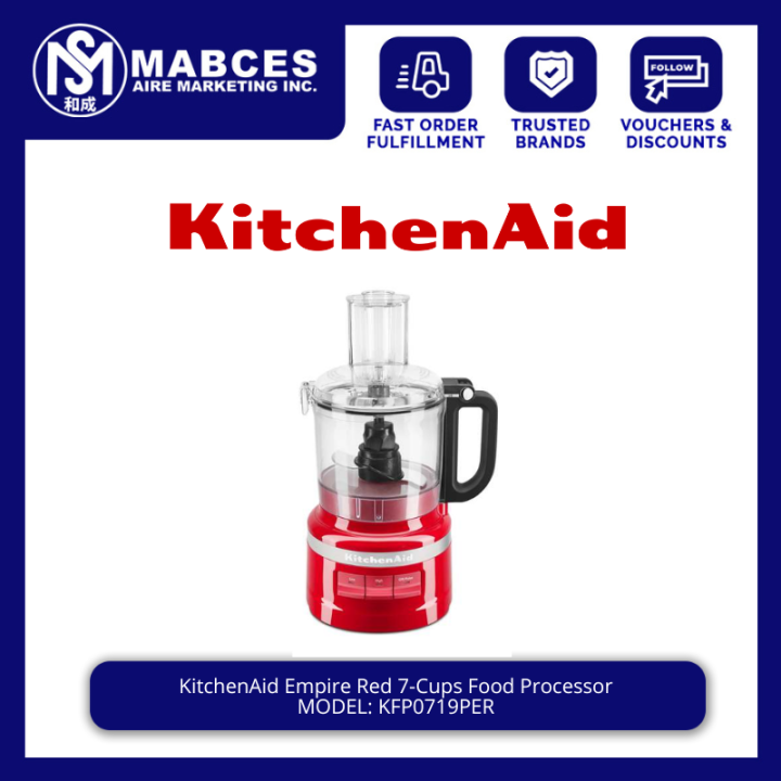 Kitchen Aid Empire Red 7Cups Food Processor KFP0719PER Lazada PH