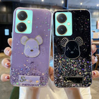 KOSLAM น่ารักเศร้าหมีเคสสำหรับ VIVO VIVO Y27โทรศัพท์เงางาม4G 5G Y36 4G 5G Y02A Y02 Y35 Y22 Y16 Y02S Y76 Y12A Y33S Y21 Y15A Y15S Y30 Y51A Y51 Y75 Y50 Y20S คลังสินค้าพร้อมปลอกโทรศัพท์มือถือ TPU นิ่มสไตล์ใหม่