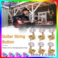 Left/Right Guitar Tuning Pegs Oval Button Open Machine Heads Tuners Keys Easy To Tune Musical Instruments Accessories