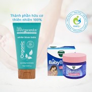 Bộ sản phẩm dầu bôi ấm ngực chống cảm cho bé từ 3 tháng tuổi Vicks Baby