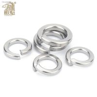 ✵❖◄ 2/50/100pcs GB93 A2 304 Stainless Steel Spring Split Lock Washer Elastic Gasket M1.6 M2 M2.5 M3 M4 M5 M6 M8 M10 M12 M16 M20 M24