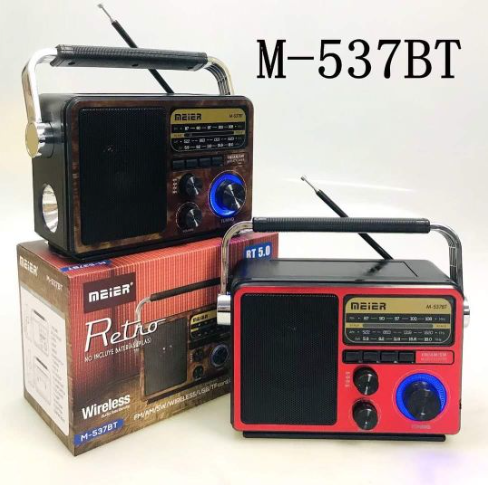 Đài Radio FM Bluetooth Meier M-537BT , Loa Bluetooth Kết Hợp Đài Radio ,  Loa Nghe Nhạc