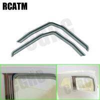 1 Pair Acrylic Window Cover Rain Sun Visor For 1/14 Tamiya RC Truck Volvo 56360 F16 DIY Retrofitting accessories