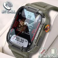 2023 Rugged Men IOS Ftiness Watches Ip68 1.85 Bluetooth Call Smartwatch