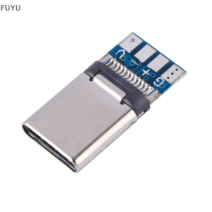 fuyu-10ชิ้นแจ็คปลั๊ก-usb-3-1ชนิด-c-เชื่อมต่อกับปลั๊กบอร์ด-pcb-สำหรับแอนดรอยด์