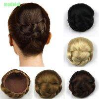 ML Womens Lady Chignon Synthetic Updo Hairpiece Clip-In Hair Bun Extension New 2017