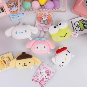 Sanrio Keroppi Cute Big Eyed Frog Plush Doll Kawaii Soft Stuffed Toy Role  Periphery Sofa Pillow